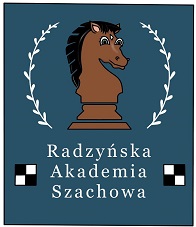logo: Radzyńska Akademia Szachowa- Paweł Krasuski z Radzynia Podlaskiego