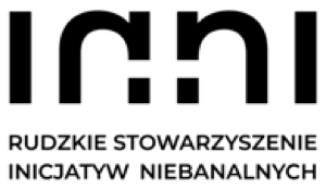 logo: Rudzkie Stowarzyszenie Inicjatyw Niebanalnych IN-NI Ruda Śląska