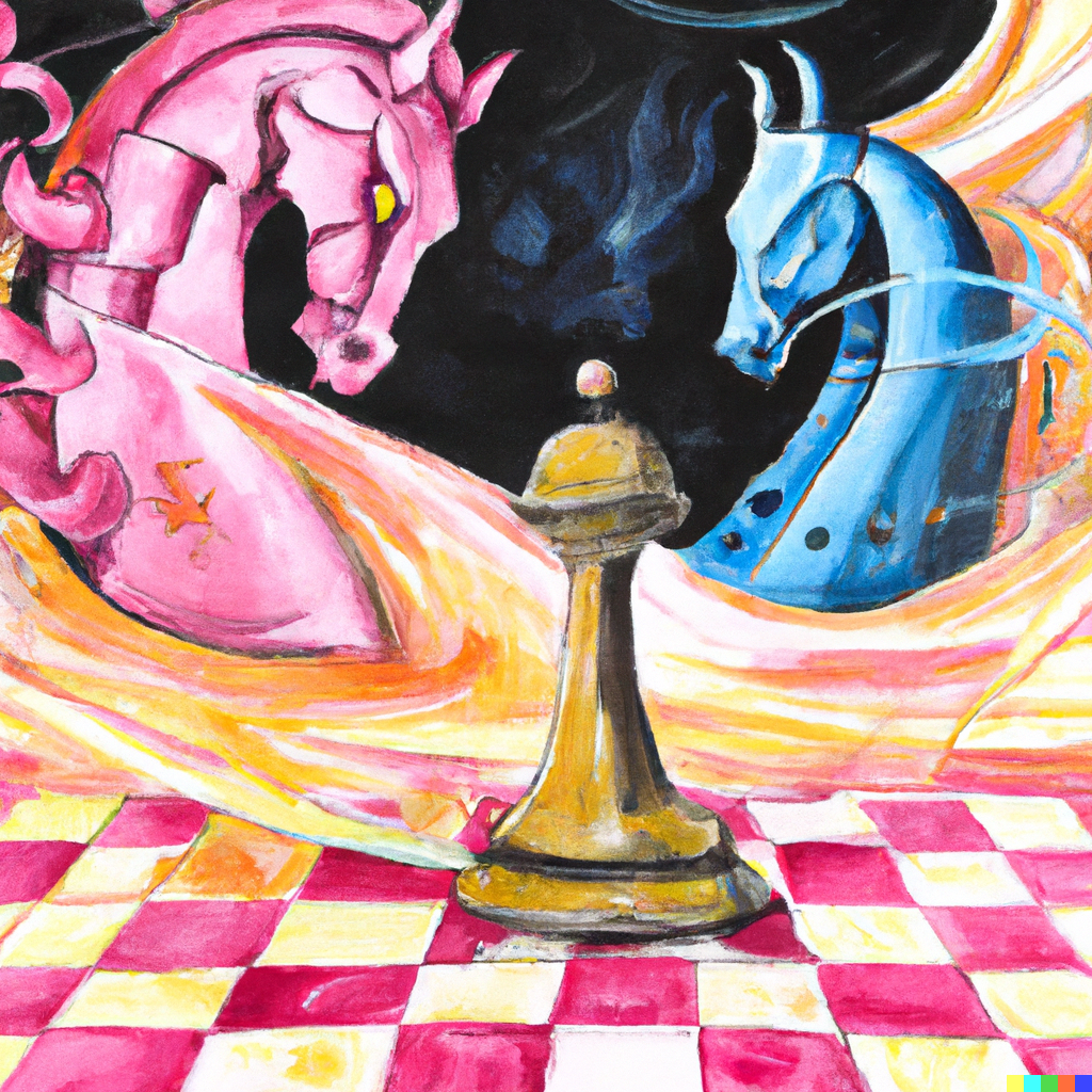 figury szachowe na szachownicy